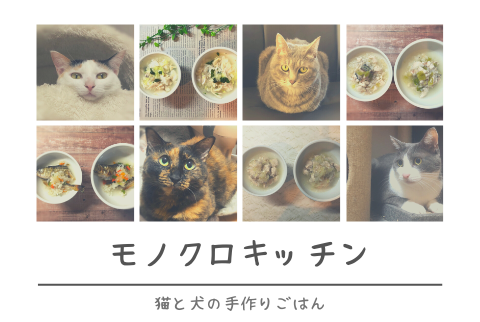 モノクロキッチン 鹿肉 猫と犬の手作りごはん パート 2